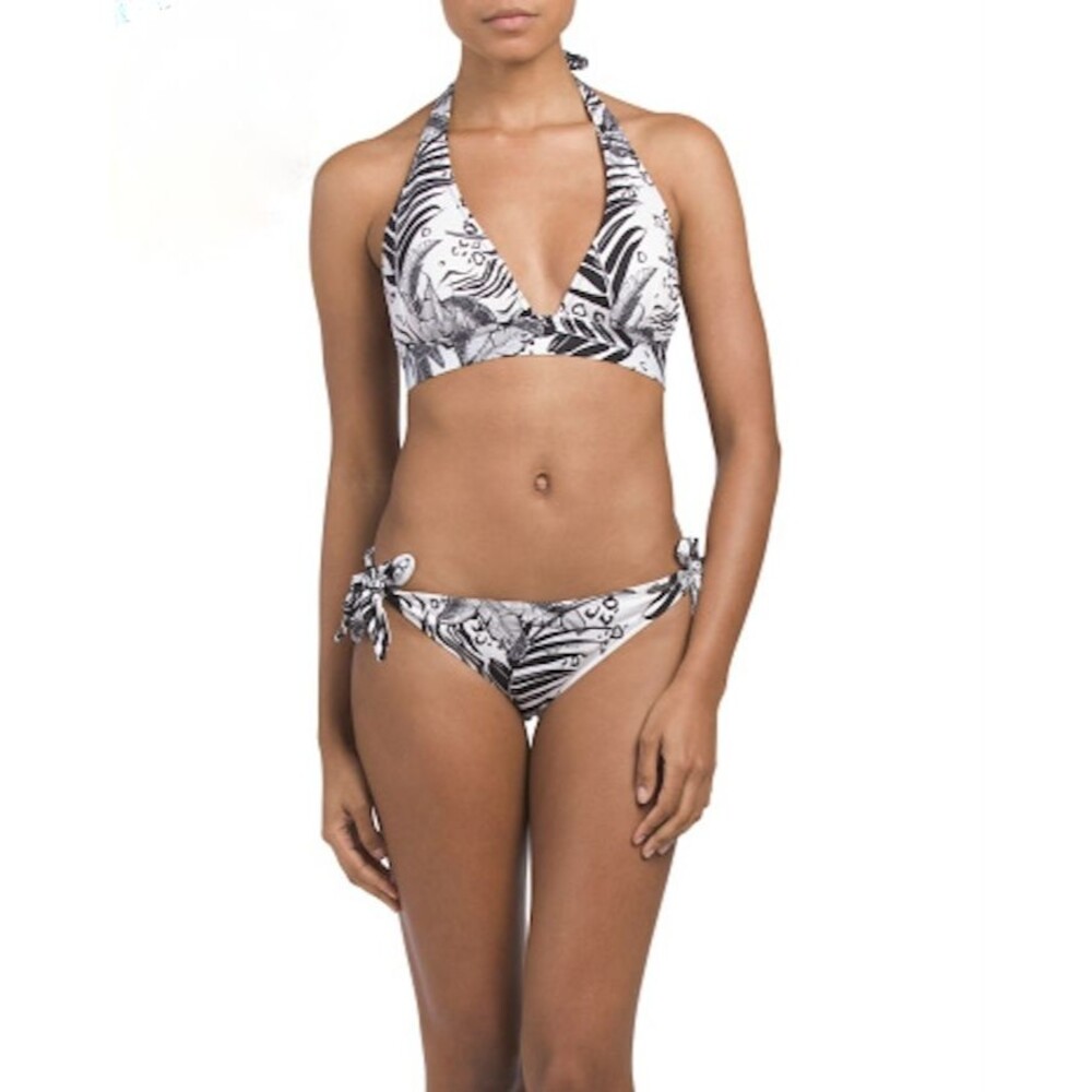 Karen Millen Tropical Print Bikini